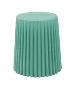 6554 ZIG ZAG STOOL - שרפרף רב תכליתי | עציץ יוקרתי | שולחן צד יוקרתי גוון Sage Grn