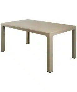 שולחן ורונה חלק מלבני בגוון Taupe - שישה מקומות ישיבה 6528