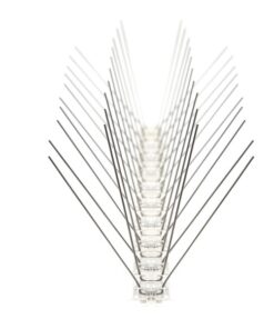 100 דוקרנים להרחקת יונים - דגם 1540 המקורי דוקרן נירוסטה בסיס פוליקרבונט - צפוף ואיכותי 9998881540