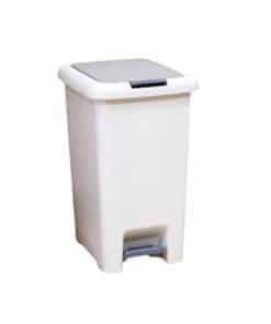 1853 פח פדל 30 ליטר | פח דוושה | פח טאצ' | פח לחיצה - פתיחה כפולה של המכסה