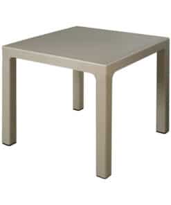 שולחן ורונה חלק ריבועי - ארבעה מקומות ישיבה Taupe 6524