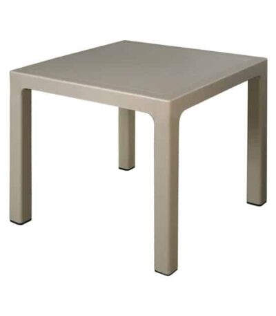 שולחן ורונה חלק ריבועי - ארבעה מקומות ישיבה Taupe 6524