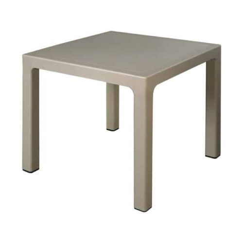 שולחן ורונה חלק ריבועי - ארבעה מקומות ישיבה Taupe 6524