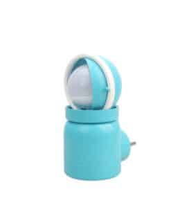 1555 מנורת שבת לשקע 7W - מנורה איכותית ויוקרתית תכלת