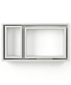 4626.1 4626 מדפים צפים צבע לבן