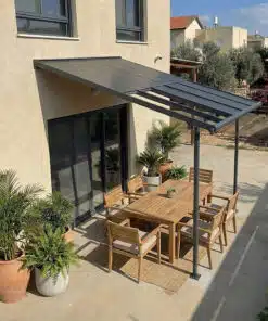 פרגולת אלומיניום Sierra Cabrio - מתאימה לשימוש כסוכה