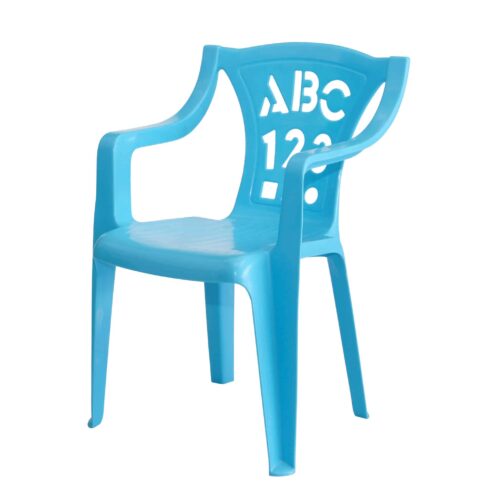 כסא פלסטיק איכותי לילדים דגם AVI כחול 6576