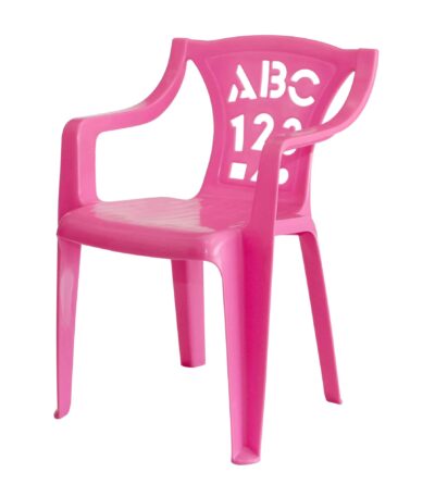 כסא פלסטיק איכותי לילדים דגם AVI ורוד 6578