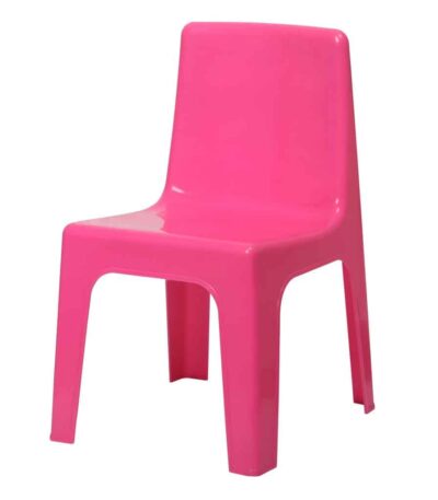 כסא פלסטיק איכותי לילדים דגם JUNIOR ורוד 6586