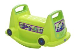 נדנדה לילד בצורת אוטובוס ירוק 6589