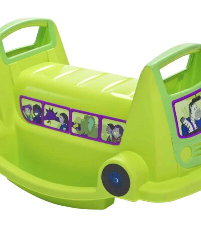 נדנדה לילד בצורת אוטובוס ירוק 6589