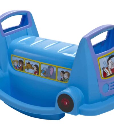 נדנדה לילד בצורת אוטובוס כחול 6590