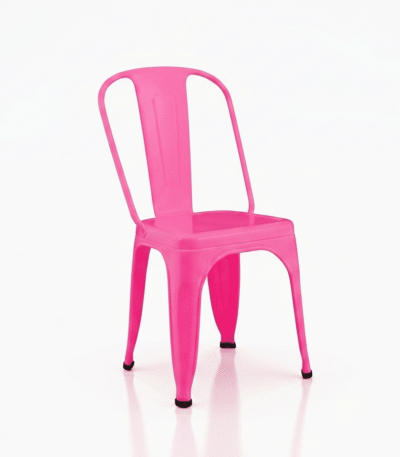 כיסא מעוצב Paris Side Chair - בצבע ורוד מיוחד 6617