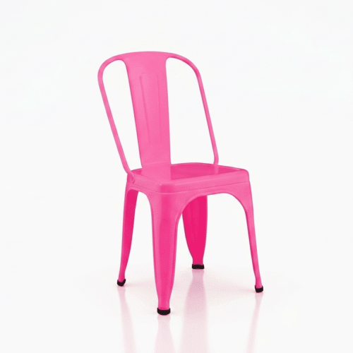כיסא מעוצב Paris Side Chair - בצבע ורוד מיוחד 6617